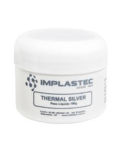 Pasta Térmica Prata Cinza Thermal Silver Implastec 100g