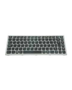 Teclado para Notebook Lenovo Ideapad S400 25208669, ABNT2 Preto, possui teclas confortáveis e 12 meses de garantia.